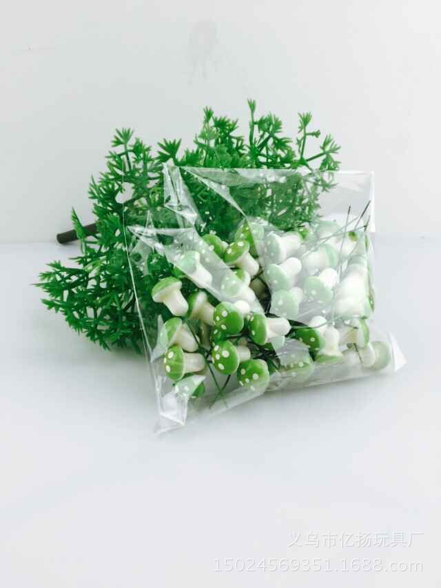 Simulation Plant 60A pack of colorful small mushrooms Special Offer Foam Mushroom Micro Landscape Potted Plant Accessories Ornaments
