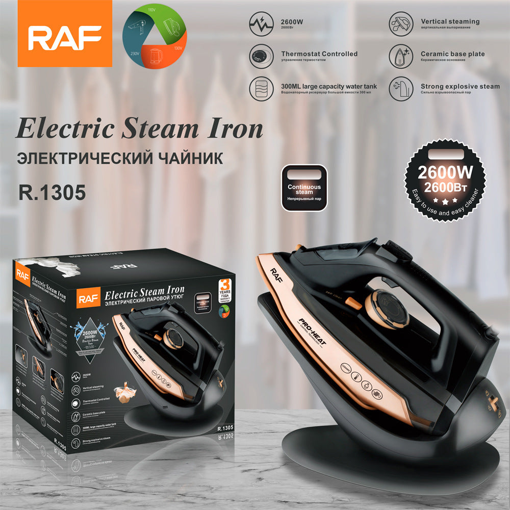 European Standard Cross-Border Steam Iron Portable Ironing Machine Three-Level Temperature Adjustment Pressure-Type High-Power Electric Iron