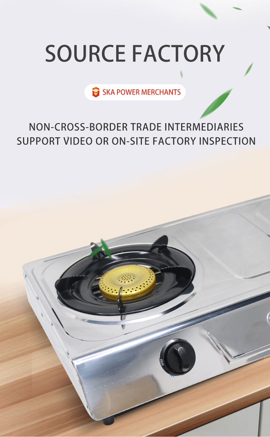 Multi-Burner Stainless Steel Clay Pot Stove Gas Stove Cross-Border Export Sales Stove Wholesale Gas Stove Source Manufacturer