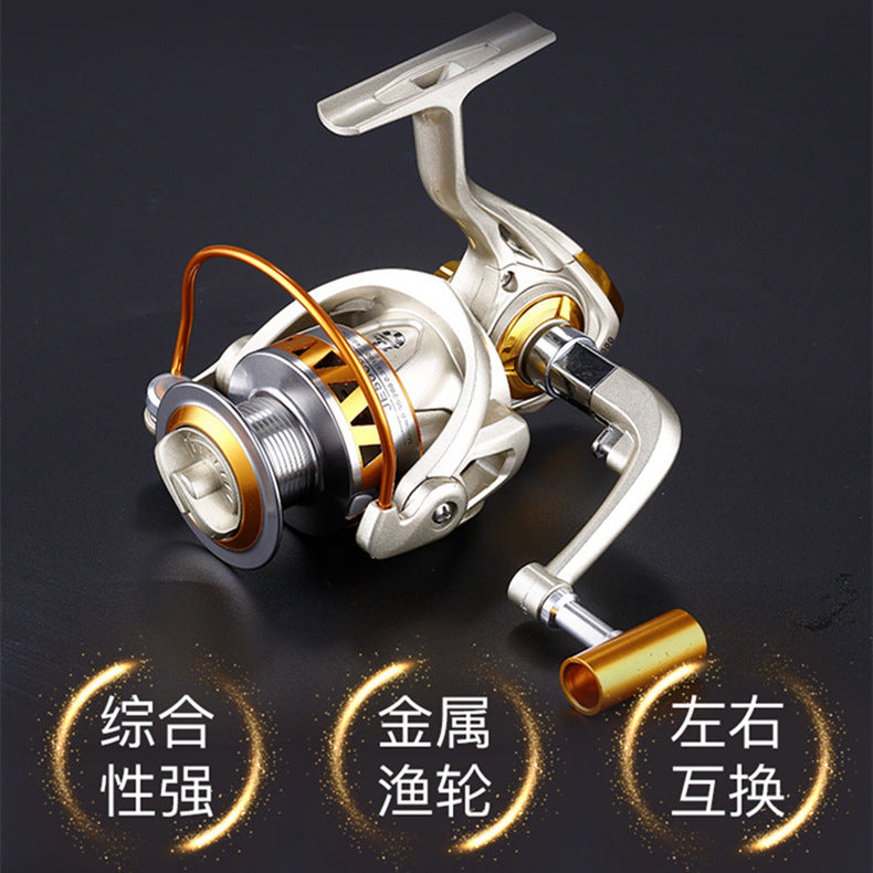 Xinlong Weihai Rod Spinning Fishing Reel 13Bearing Full Metal Head Fishing Reel Long Casting Fishing Rod Accessories Market