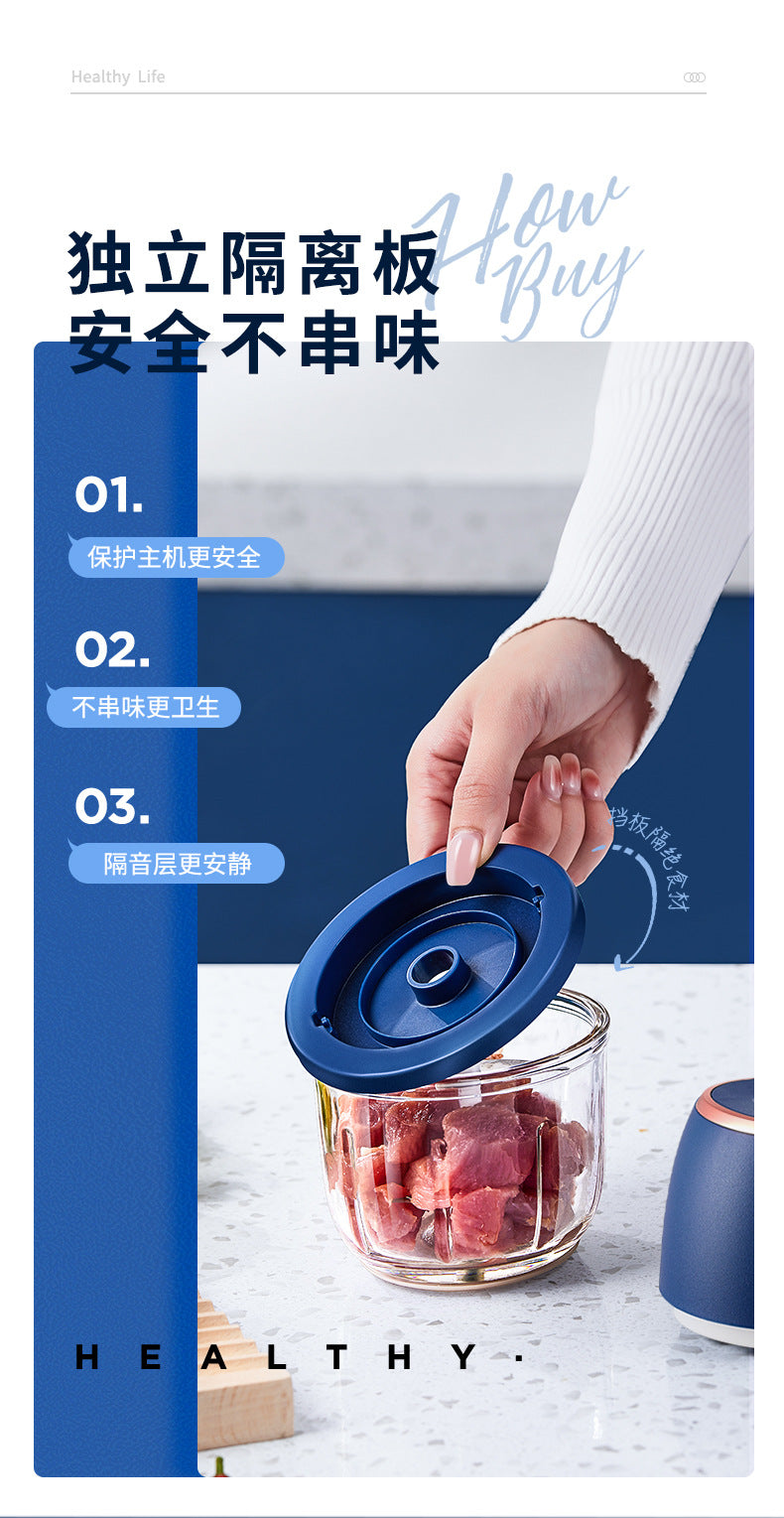 Electric Garlic Masher, Garlic Crusher, Garlic Grinder, Meat Grinder, Garlic Paste Maker, Household Garlic Mincer, Garlic Chopper