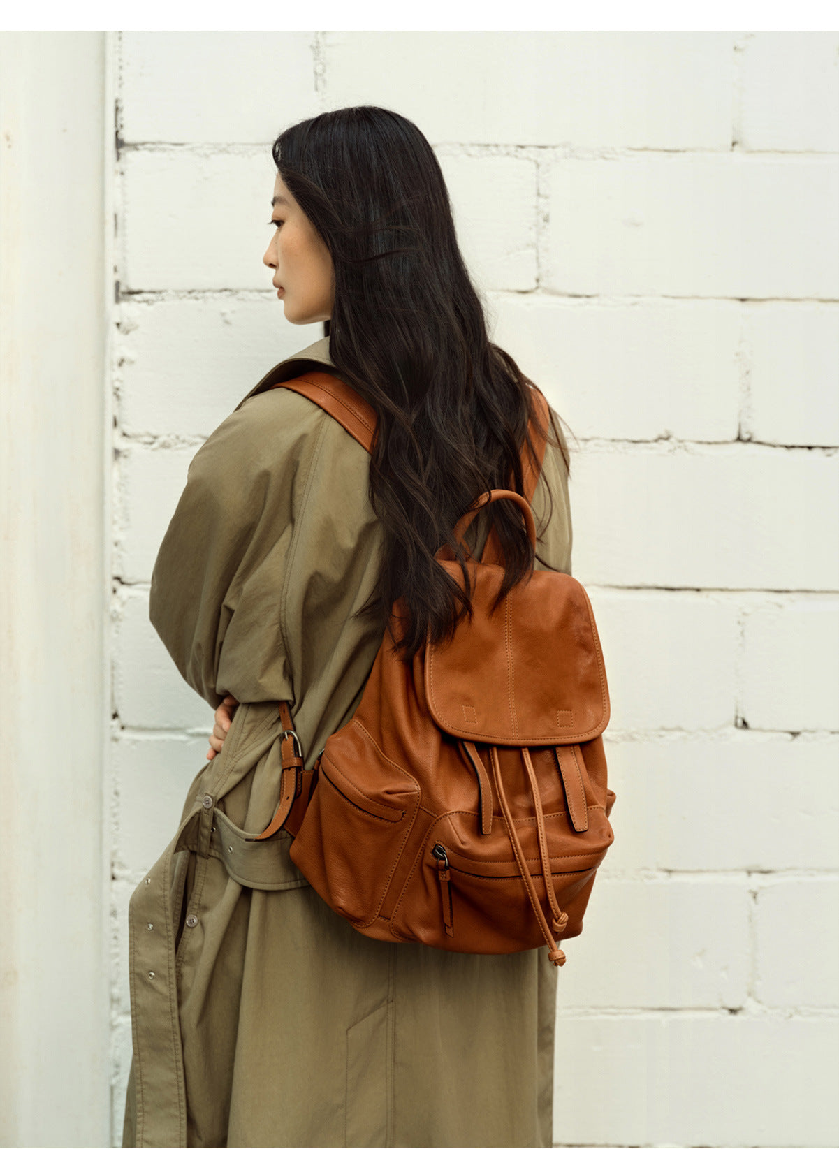 Qiu Zhen Vegetable-Tanned Sheepskin Self-Travel Backpack Travel Lightweight Casual Retro Genuine Leather Large Capacity Backpack Unisex http://detail.1688.com/offer/969513720056.html