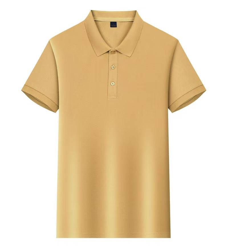 Short Sleeve polo Men's Summer Workwear Turn-down Collar Printed Work Shirt logo Patterned Advertising Shirt for Men polo Shirt