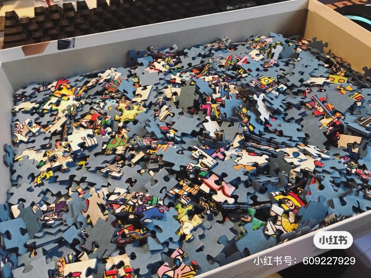 It is said that only20%People can put it together in one go And you? Times Square Puzzle1000Piece0.9kg