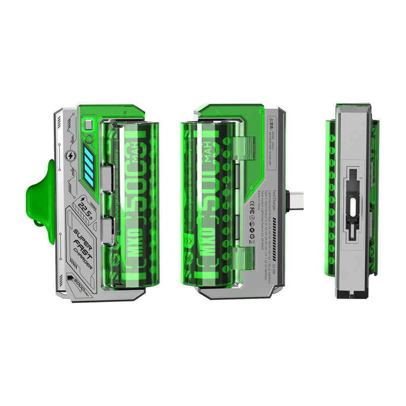 New Compact Cartridge Replacement Mobile Power Bank Large Capacity Super Fast Charging New National Standard3C Convenient Portable Power Bank