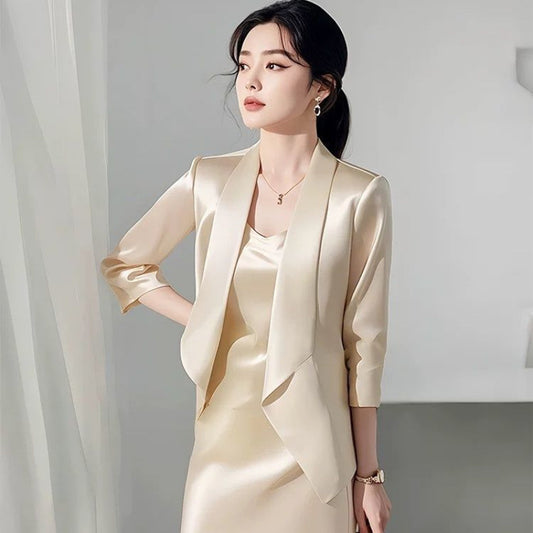 Single/Suit Early Autumn New Women's Suit Set Feminine Blazer and Camisole Dress Two-Piece Wholesale