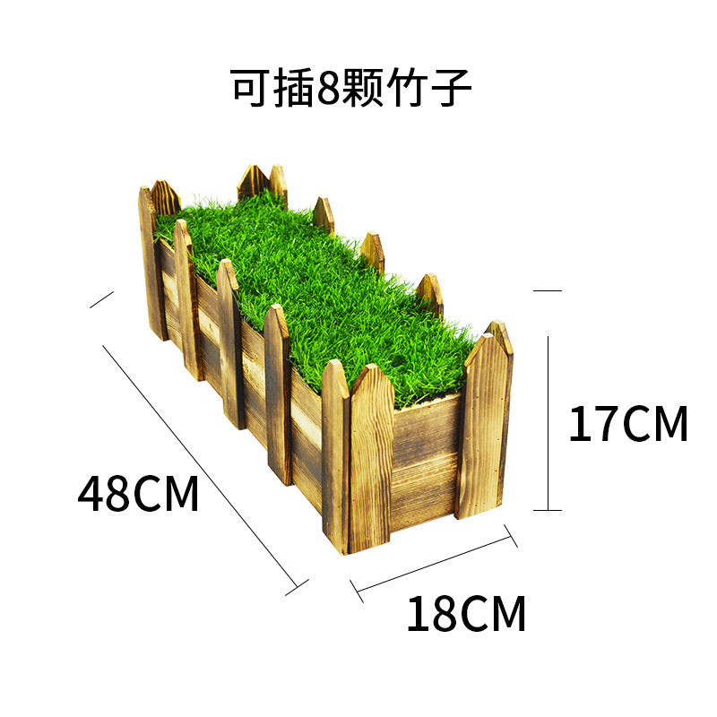 Artificial Bamboo Fake Bamboo Hotel Restaurant Home Indoor Partition Decoration Wholesale Green Plant