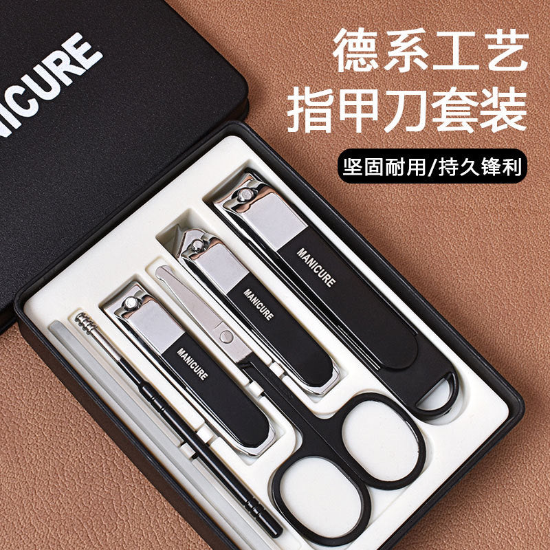 Carbon Steel Anti-Splash Manicure Tool Nail Clipper Large Size Wholesale good quality household multifunctional nail clipper set box