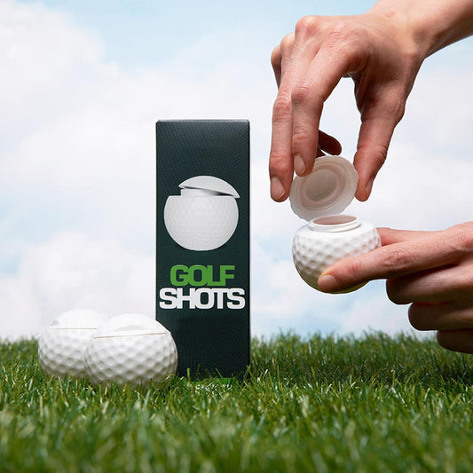 In Stock Amazon New Arrivals Golf Ball Shaped Shot Glass Outdoor golf ball-shaped cup