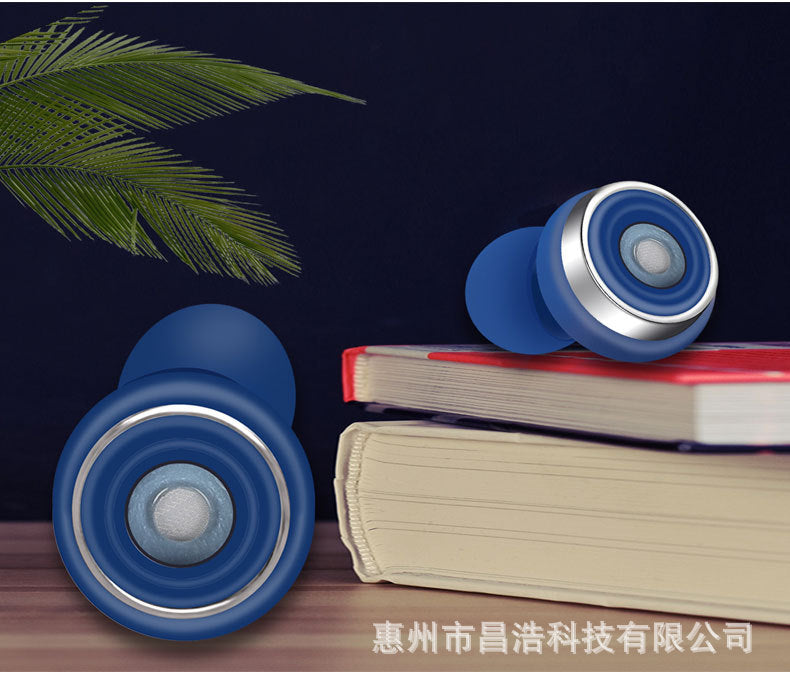 Cross-Border Hot Sale Noise-Cancelling Earplugs Silent Sleep Soundproof Anti-Noise Earplugs Split Silicone Earplugs Waterproof Manufacturer Wholesale