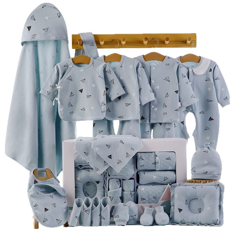 Newborn baby gift box pure cotton set03Newborn Baby Maternity Supplies Collection 100-Day Gift Set