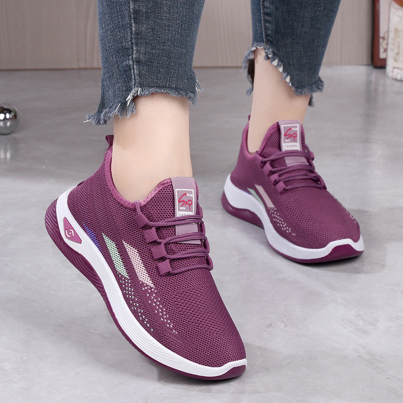 Old Beijing Cloth Shoes for Men, Slip-On Woven Surface Walking Shoes, Elderly Shoes, Non-Slip Soft Sole Casual Sports Shoes