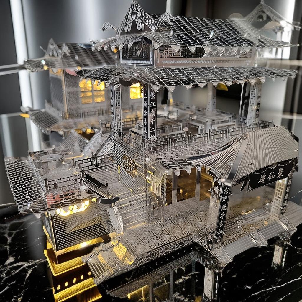 Adult High-Difficulty Stress Relief3D Model Handmade Assembly Boredom Relief Creative 3D Puzzle Art Ornament