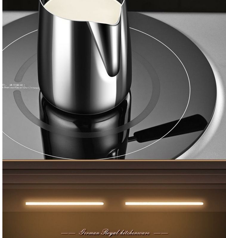 Coffee Latte Art Cup304Stainless Steel Milk Frothing Pitcher with Spout for Making Milk Tea and Heating Milk