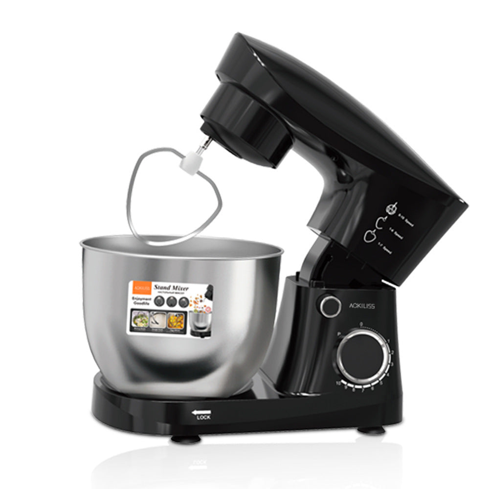 ACKILISS Cross-border Household Multi-Function4.0L Dough Mixer for Beating Egg Liquid, Kneading Dough, and Filling3Combination1Stand mixer