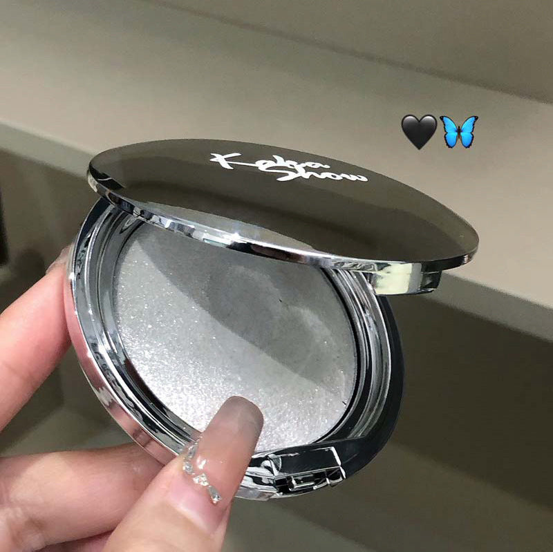 kakashow Single Color Highlighter Cream Crushed Diamond Clear Sparkling Pearl Fine Shimmer 3D Brightening Mashed Potato Blush C465