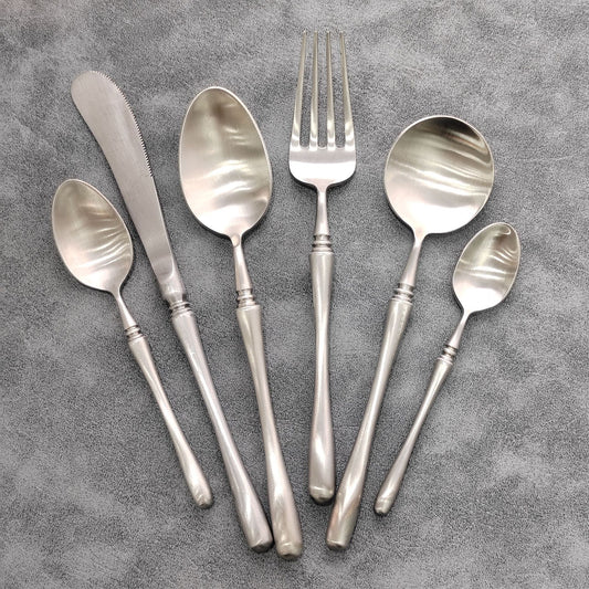 Slim Waist Knife, Fork, Spoon Export Japanese Daily Necessities Tableware Life304Western-style Stainless Steel Cutlery Set spoon