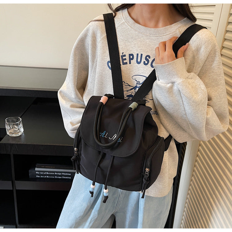 Foreign Order Fashion Super Popular Fresh Style Women's Backpack2025New Trendy and Stylish Handbag Commuting Small Backpack for Women