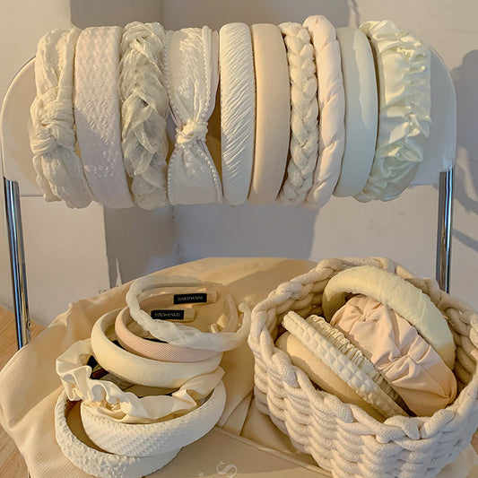 Super Fairy Sweet Cream Headband Internet Celebrity High Crown Face Washing Headband Fashionable Versatile Light Luxury Elegant Hair Accessories Wholesale