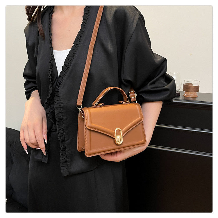 Fashionable and Elegant Small Square Bag2025Summer New Korean Style Niche Casual Commuter Crossbody Bag Trendy Shoulder Bag