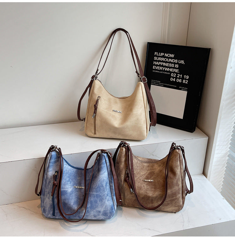 Melard Women's Bag2025New Crossbody Bag Winter Versatile High-End Feel Shoulder Bag Large Capacity Tote Bag