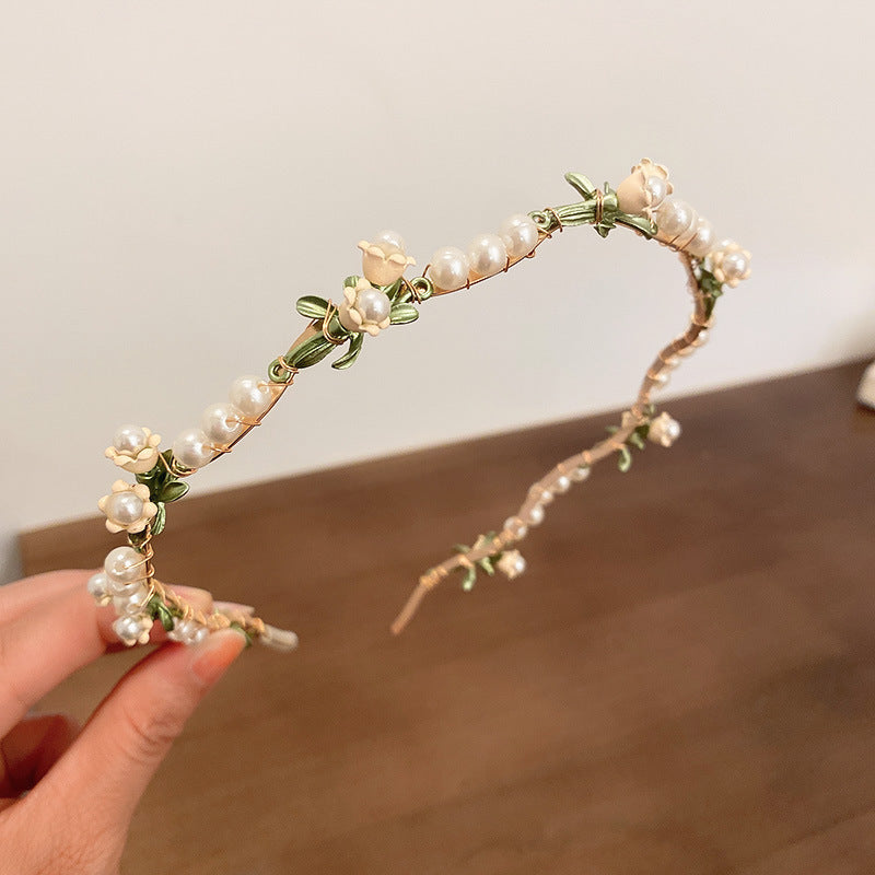 Super Fairy Sweet Cream Headband Internet Celebrity High Crown Face Washing Headband Fashionable Versatile Light Luxury Elegant Hair Accessories Wholesale