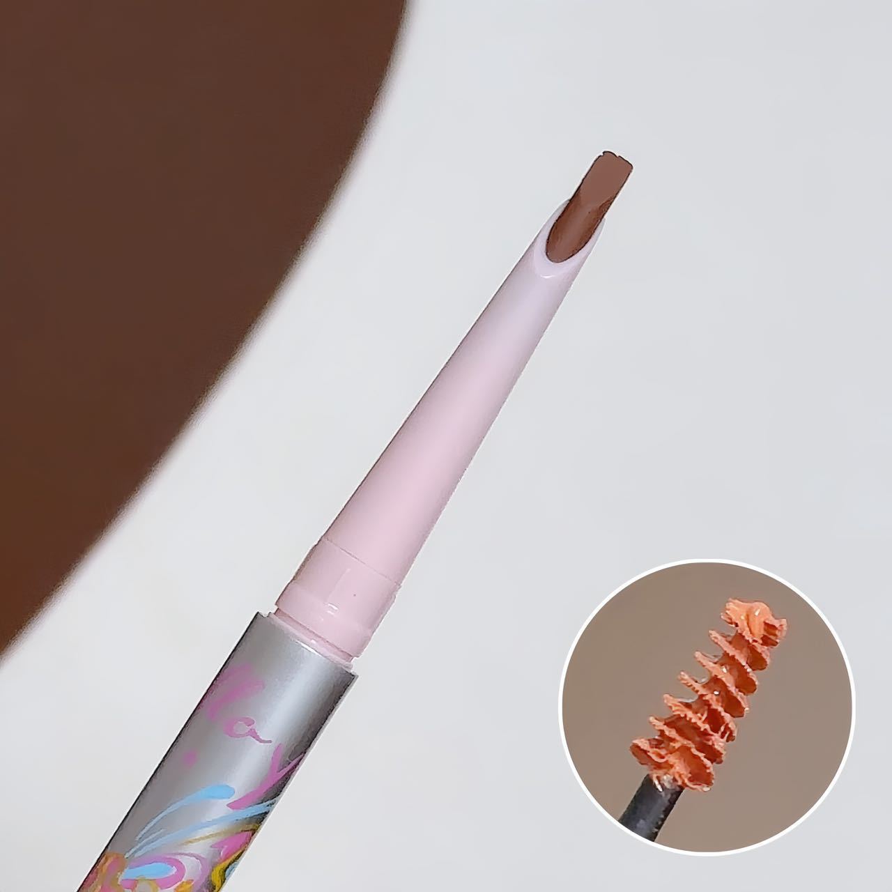 Hello YA Smart Dual-Head Eyebrow Dye Light Color Wild Eyebrow Pencil Natural Waterproof Sweatproof Long-Lasting Non-Fading1205