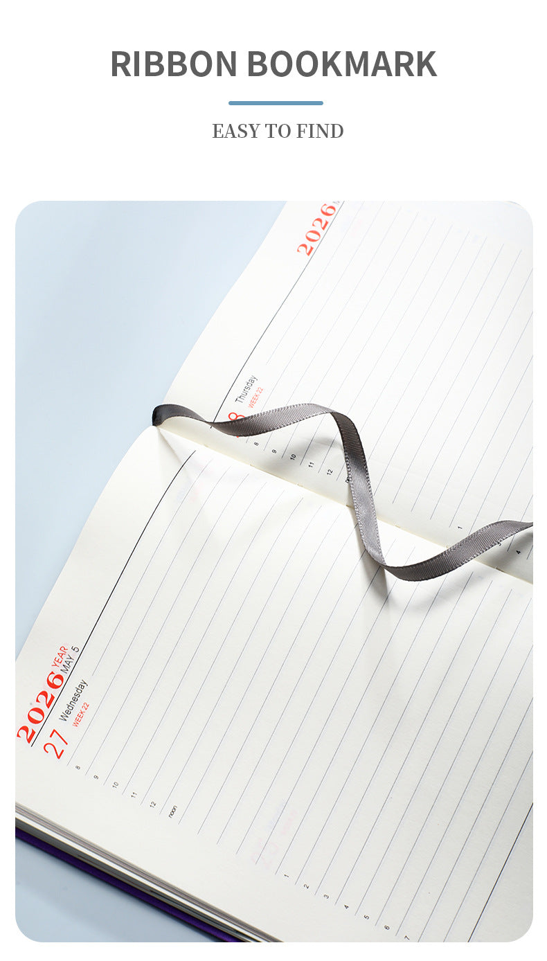 2026Calendar Book Cross-Border English Yearly Calendar Book365Tianji Daily Planner Efficiency Notebook