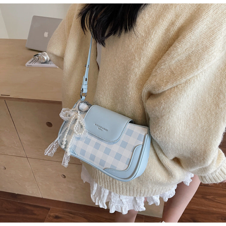 Cross-border high-end trendy underarm bag small square bag for women2025New Handbag Trendy Fashion Versatile Shoulder Bag