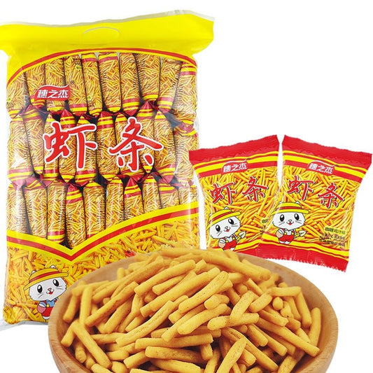 【Preferred】Suizhijie Shrimp Crackers40Pack of casual snacks nostalgic puffed delicious small packs YM Packaging Other