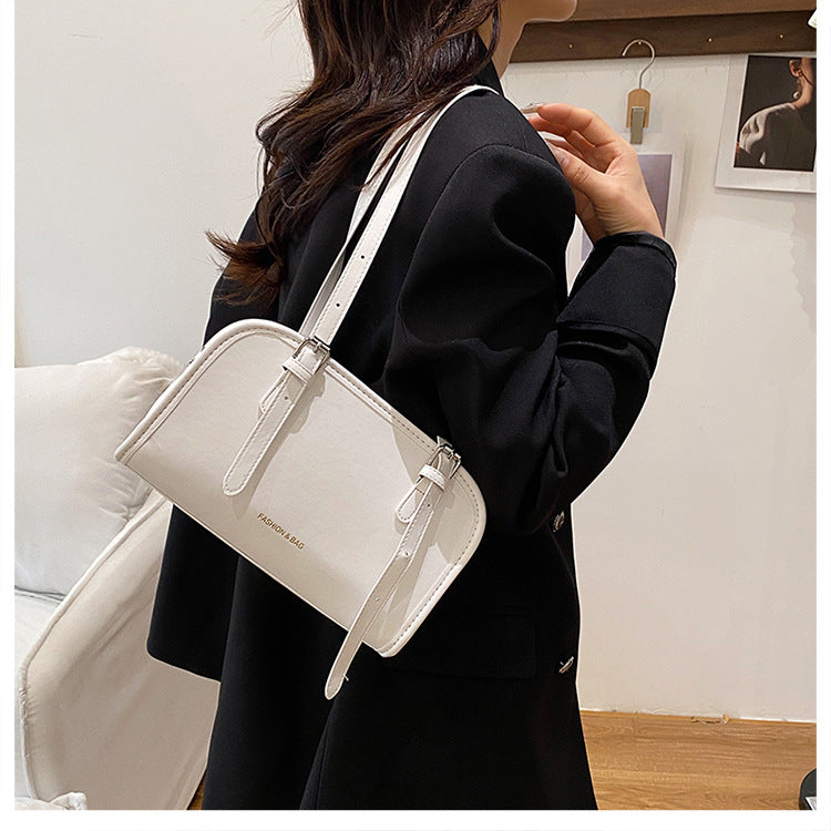 2025Spring New Crossbody Handbag Underarm Fashion Versatile Trendy Internet Celebrity Design High-Quality Texture Girlfriend Bag