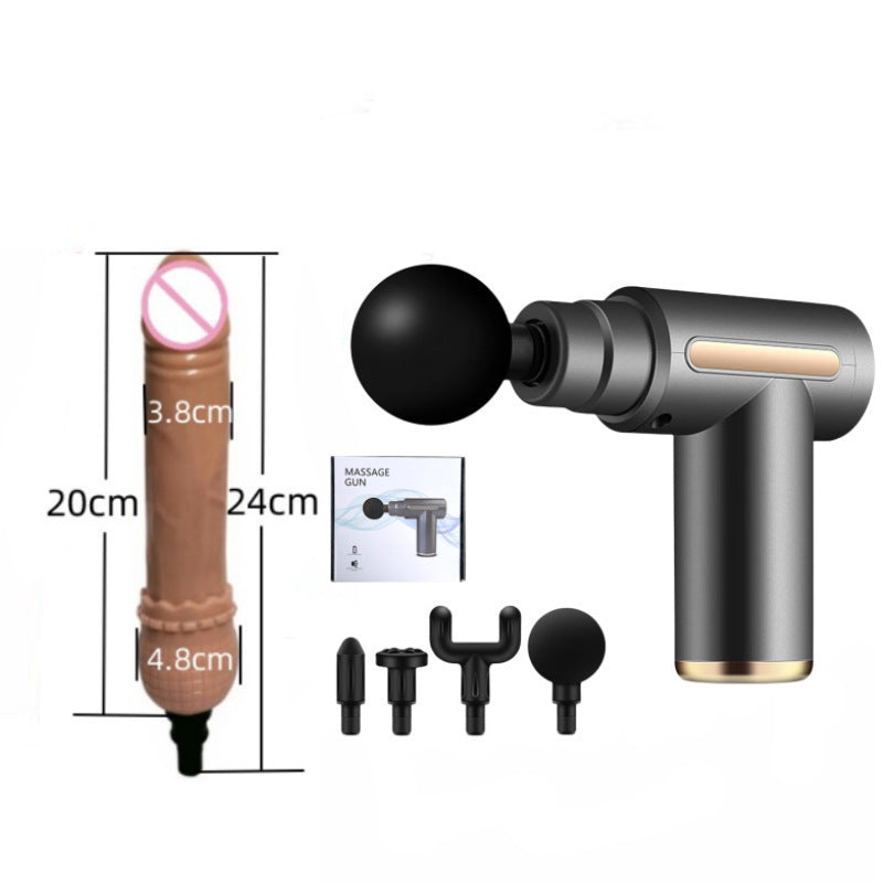 Fascia Gun Modified Head Massage for Women Multi-Functional Adapter Replacement Silicone Accessories Adult Gun Head Massager Device