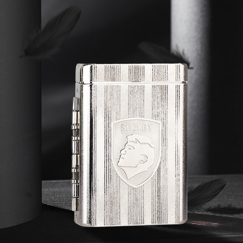 MG New Model Harland Cigarette Case Bloodbath Cigarettes Gangster Style Thick Cigarettes16Metal Side Three-Way Factory Direct Sale