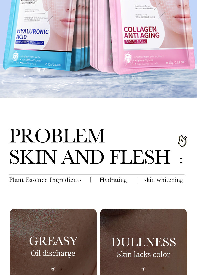 Full English Mask25gBIOAOUA Hyaluronic Acid Hydrating Collagen Retinol Moisturizing Cross-Border Wholesale