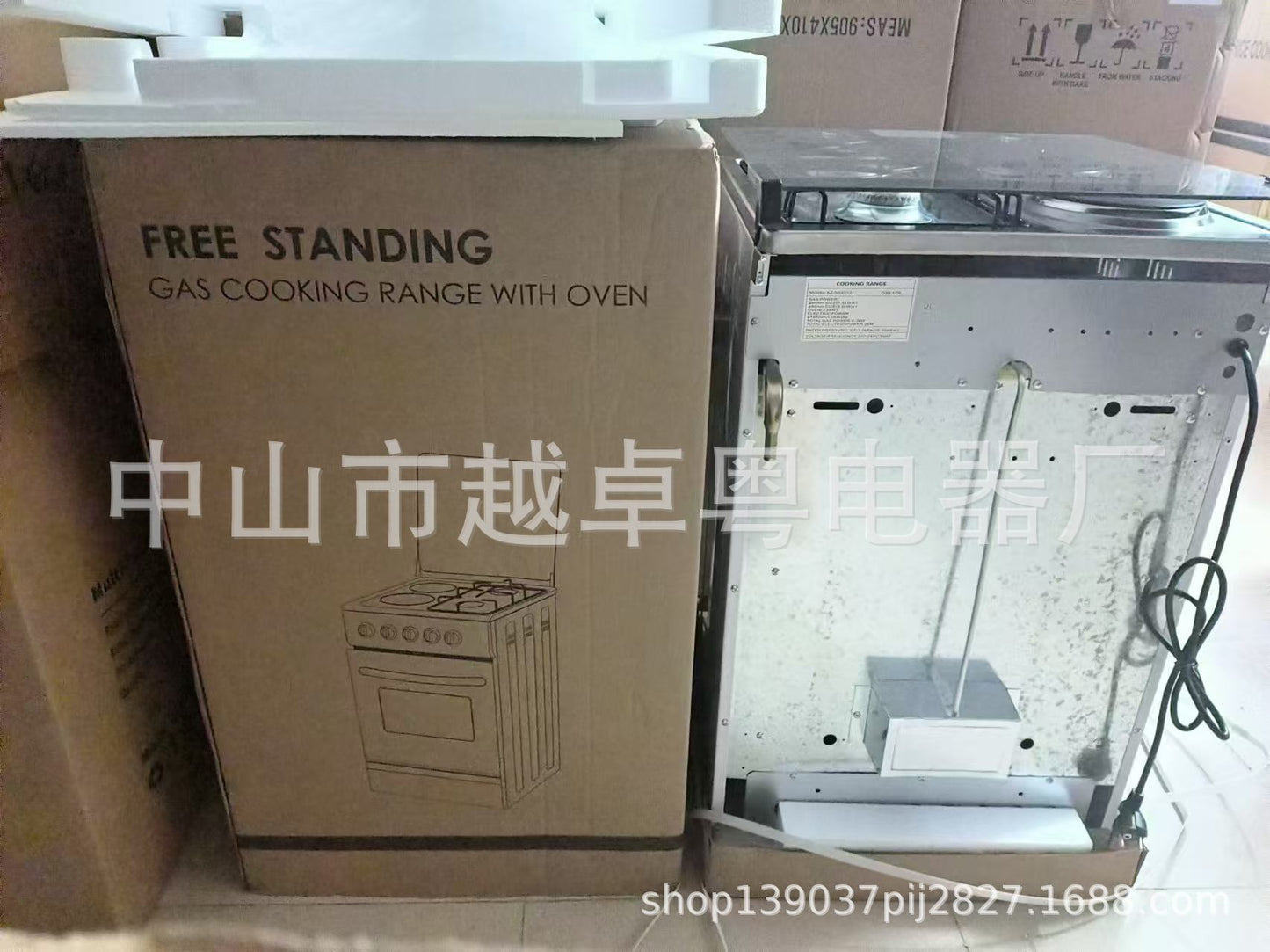 Oven gas stove Oven Gas Stove Two Gas Two Electric Upright Oven Integrated Stove Factory Direct Sale