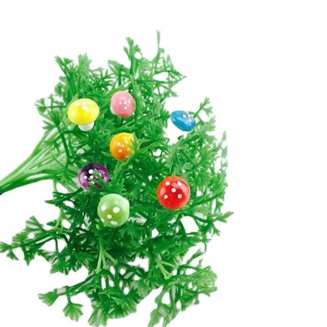 Simulation Plant 60A pack of colorful small mushrooms Special Offer Foam Mushroom Micro Landscape Potted Plant Accessories Ornaments
