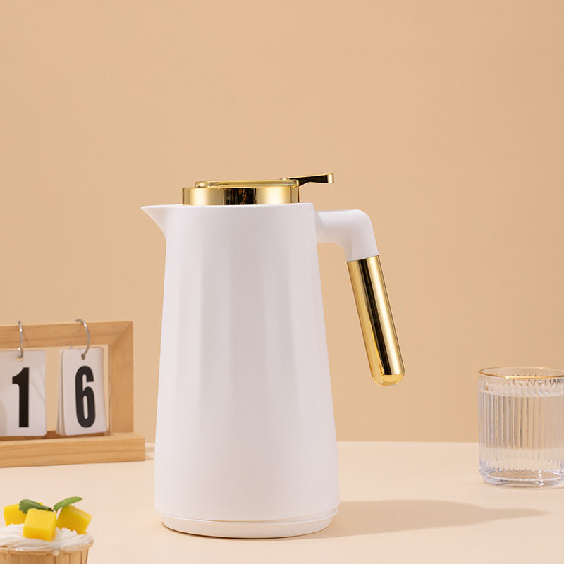 Cross-Border Insulated Kettle Household Glass Inner Liner Warm Kettle Simple Office Coffee Large Capacity Hot Water Kettle Insulated Water Kettle