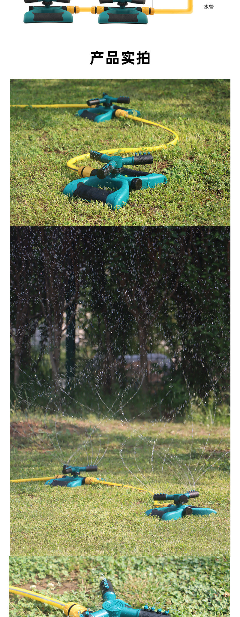 Landscaping Watering Sprinkler360Rotating Sprinkler Irrigation Flower Watering Tool Agricultural Spray Water Sprinkler Gardening