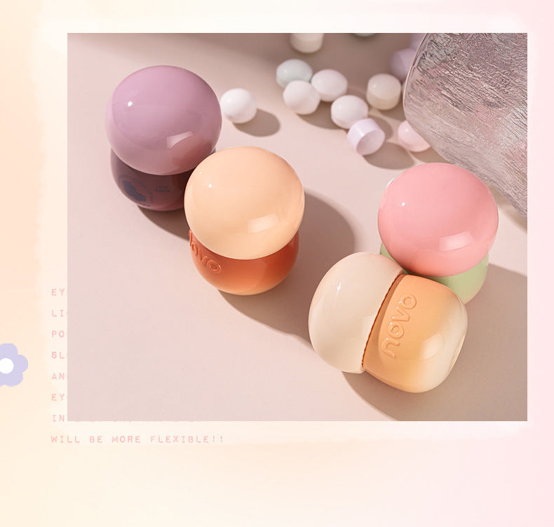 NOVO Little Mushroom Milk Jar Lip Mud Lip Jelly Velvet Matte Waterproof Lipstick Not Easy To Fade Non-stick Cup Lipstick Makeup