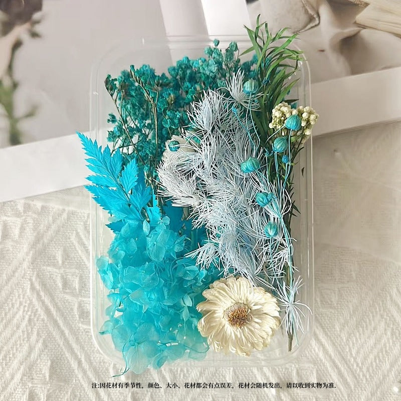 Dried Flowers Eternal Flowers Handmade Exquisite Material Kit Wreath Dried Flowers Trees Hydrangea Decoration Eternal Dried Flowers Material