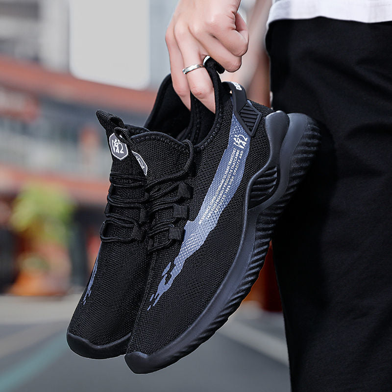 Men's Sneakers2024Spring New Trendy Casual Shoes Running Shoes Couple Shoes Mesh Flyknit Shoes Export