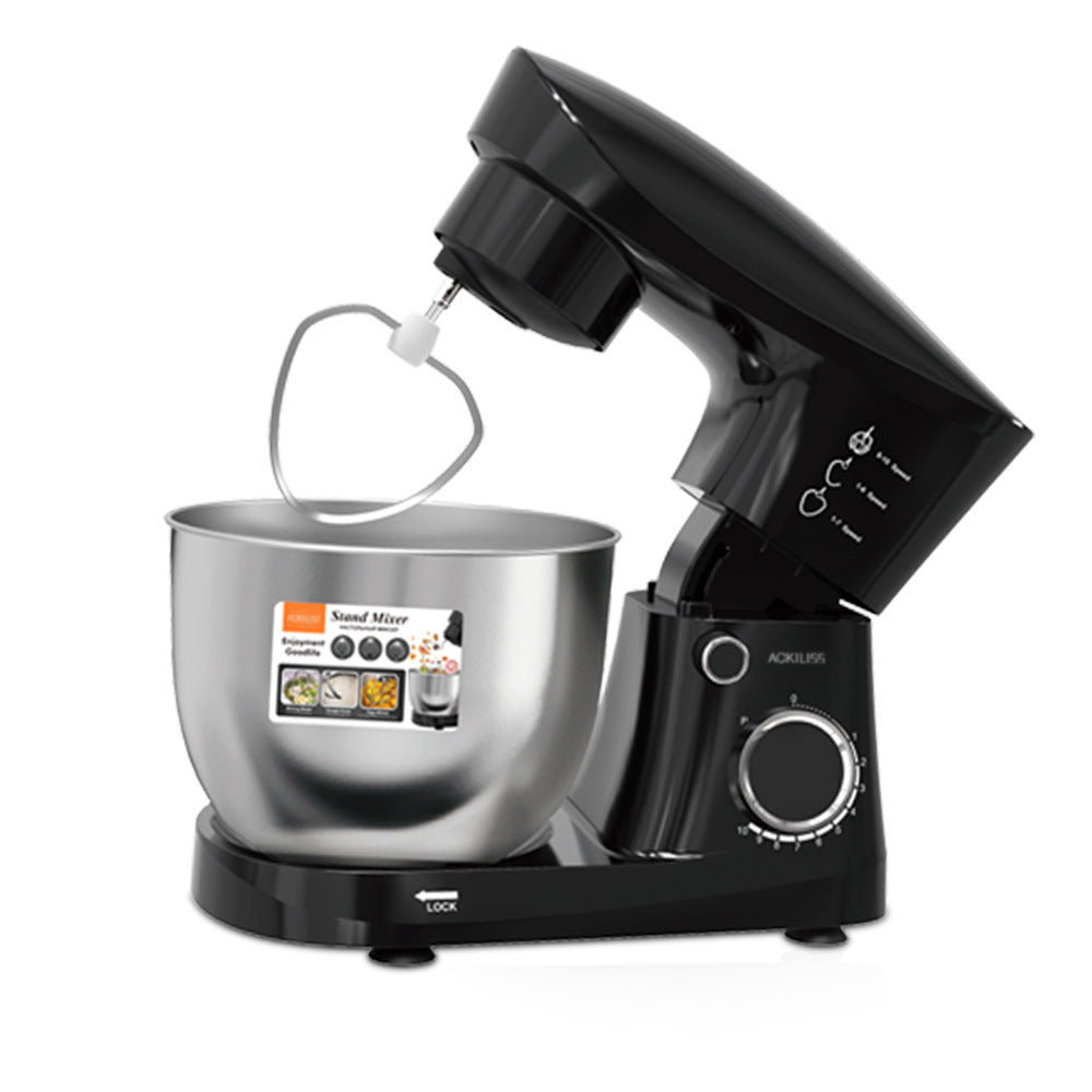 ACKILISS Cross-border Household Multi-Function4.0L Dough Mixer for Beating Egg Liquid, Kneading Dough, and Filling3Combination1Stand mixer