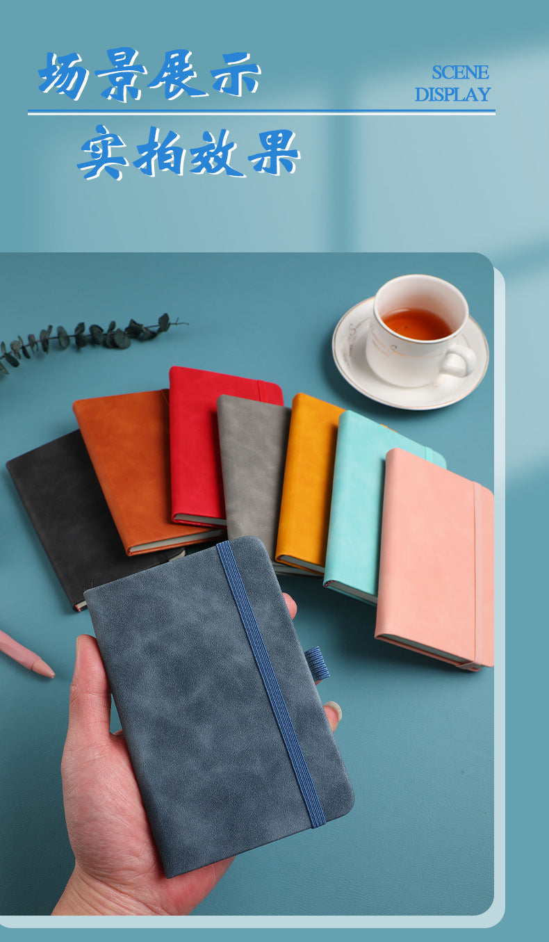 In-stock Cross-border Amazon A6Business Office Notebook Journal Internet Celebrity Planner Student Simple Strap Notebook
