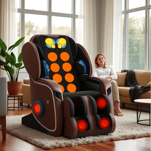 Massage Chair Seat Home Shoulder Neck Massager Neck Back Waist Full Body Electric Massager Multi-Function