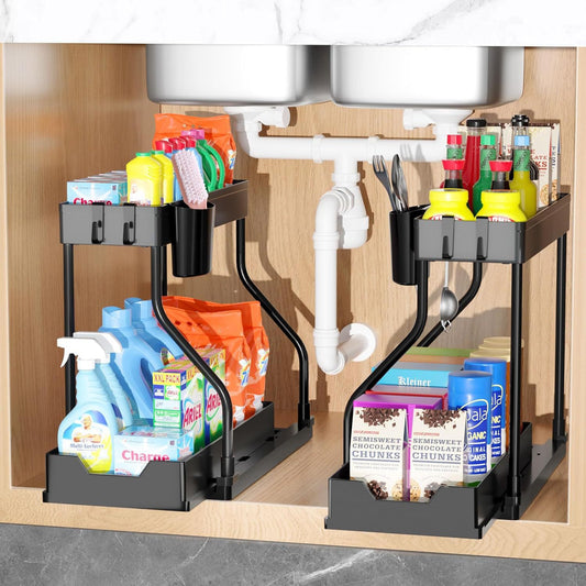 Multi-layer Pull-out Spice Organizer Home Kitchen Storage Rack Bathroom Moisture-proof Miscellaneous Storage Rack Wholesale