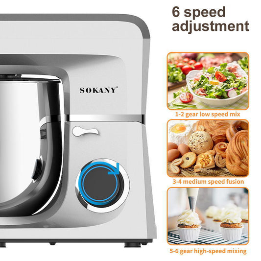 Export Stainless Steel11L Dough Mixer Household Dough Kneading Machine Chef Machine Egg Beater Stand Mixer 269