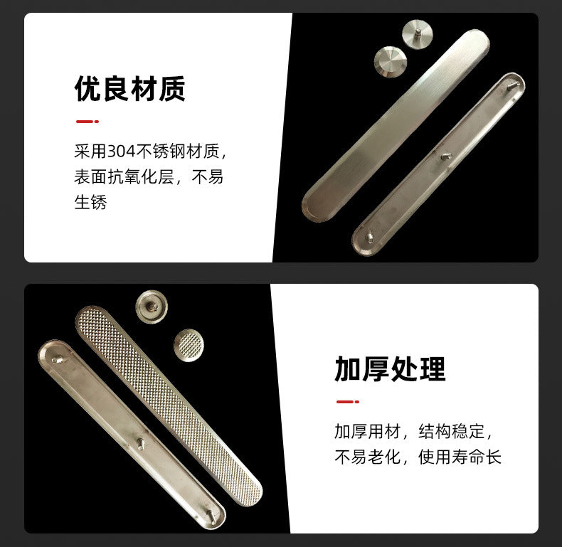 Diamond Sand Anti-Slip Strip304Stainless Steel Blind Walk Strip Guide Stud316Braille Guide Posts for Blind People