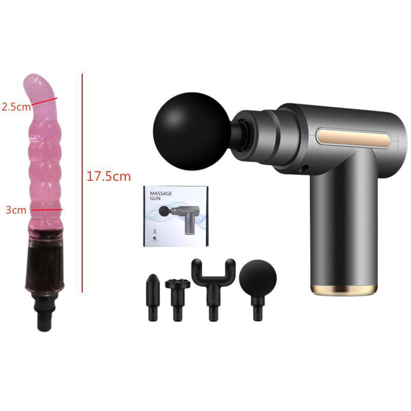 Fascia Gun Modified Head Massage for Women Multi-Functional Adapter Replacement Silicone Accessories Adult Gun Head Massager Device