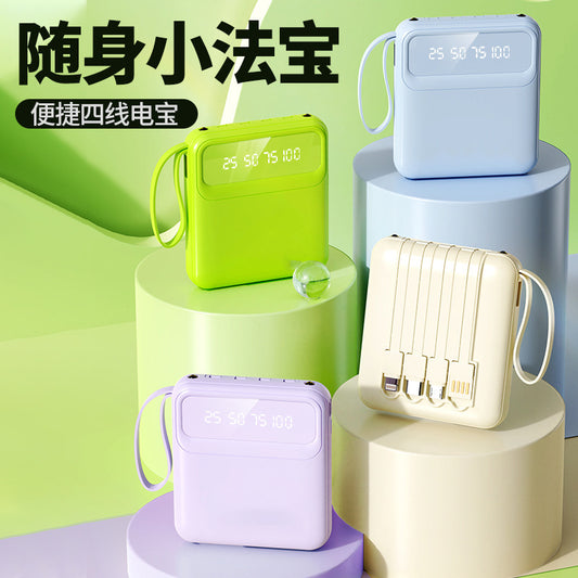 Cross-border wholesale mini power bank3c Authentication20000mAh Large Capacity Power Bank Gift Printing logo