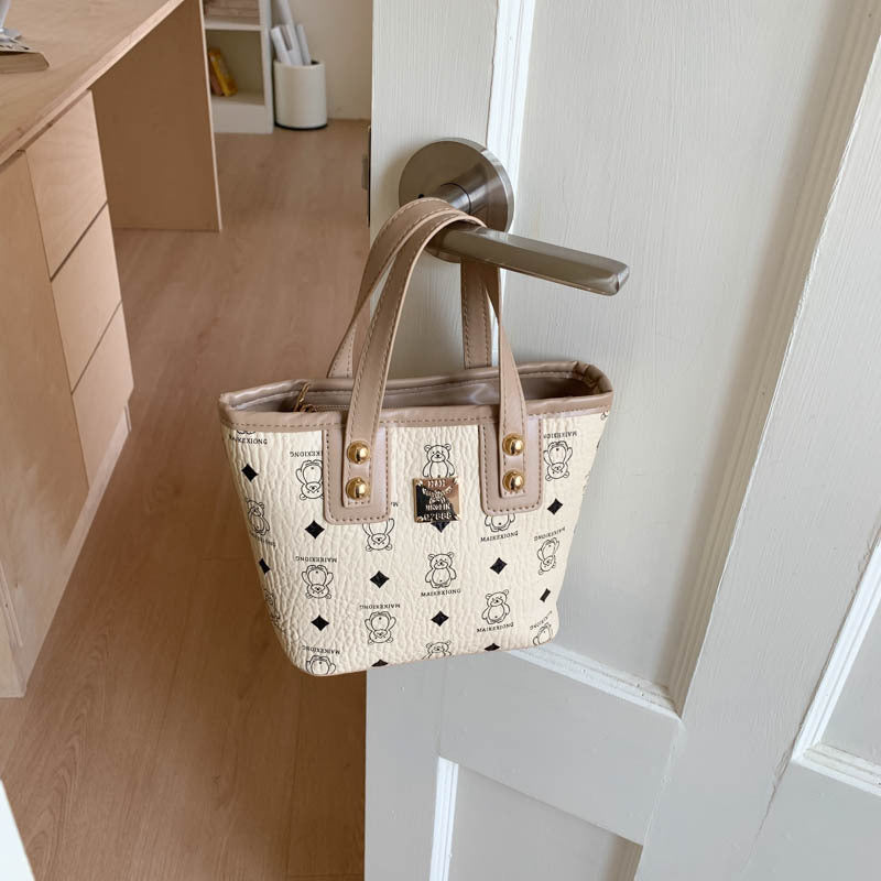 Large Capacity Stylish Versatile Korean Version ins Women's Bag2025New fashionable and high-end one-shoulder tote bag